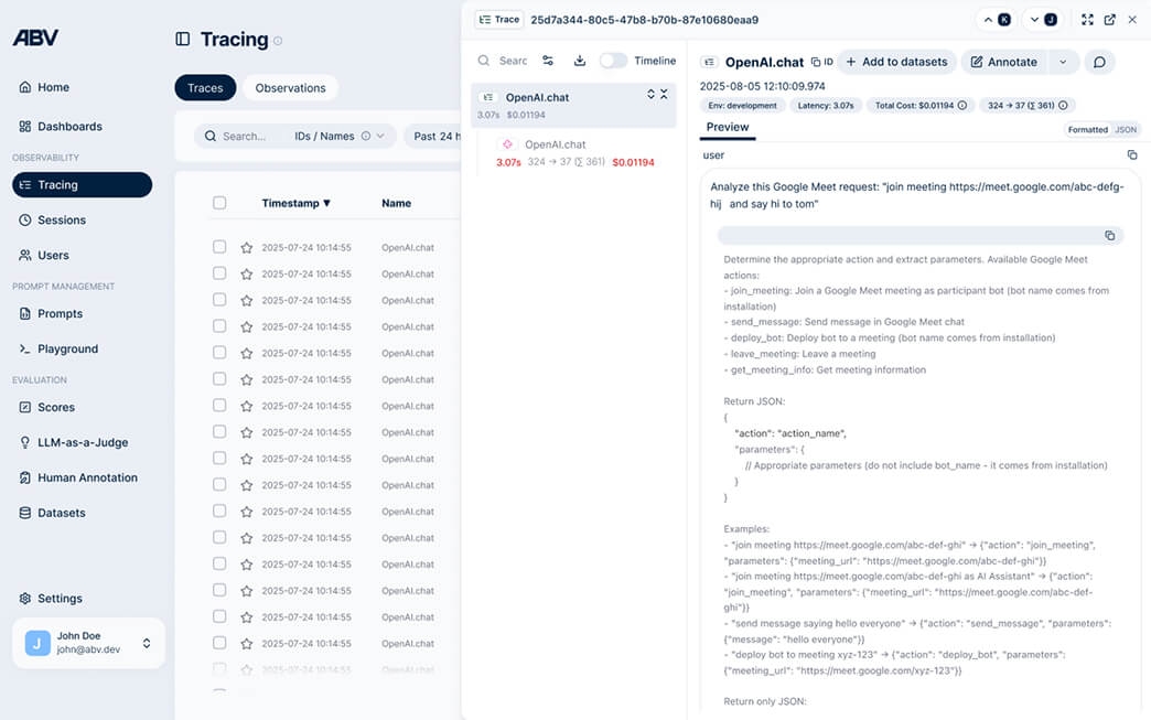 C-Suite and Stakeholders dashboard